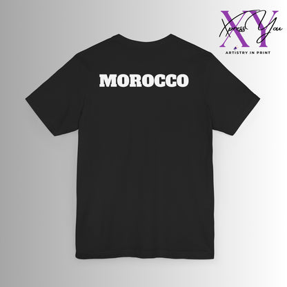 T-shirt NEVER GIVE UP Morocco