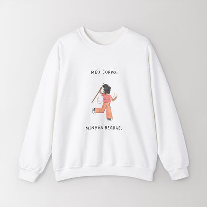 Blend Crewneck Sweatshirt "Meu Corpo, Minhas Regras"