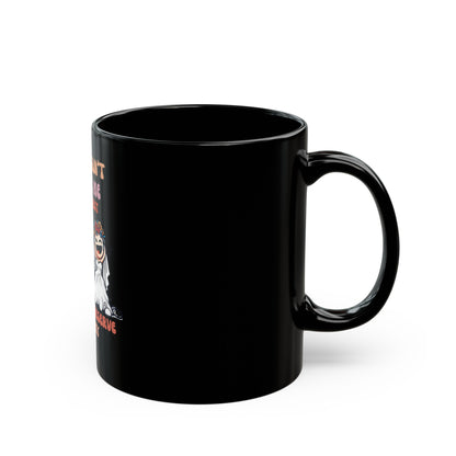 Mug Noir "Si tu ne peux pas me gérer au pire, tu ne me mérites pas au mieux"