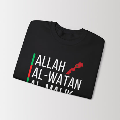 Crewneck Sweatshirt ALLAH AL-WATAN AL-MALIK