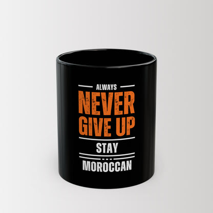 Black Mug STAY MOROCCAN