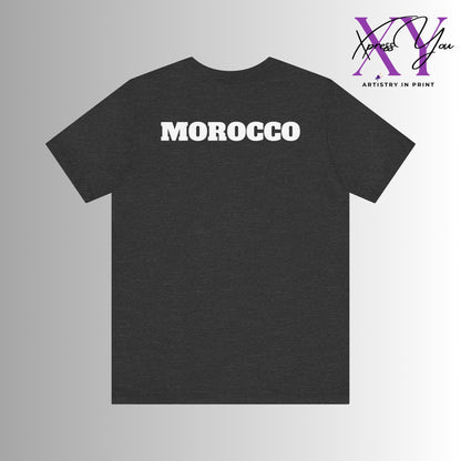 T-shirt NEVER GIVE UP Morocco