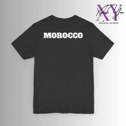 T-shirt NEVER GIVE UP Morocco