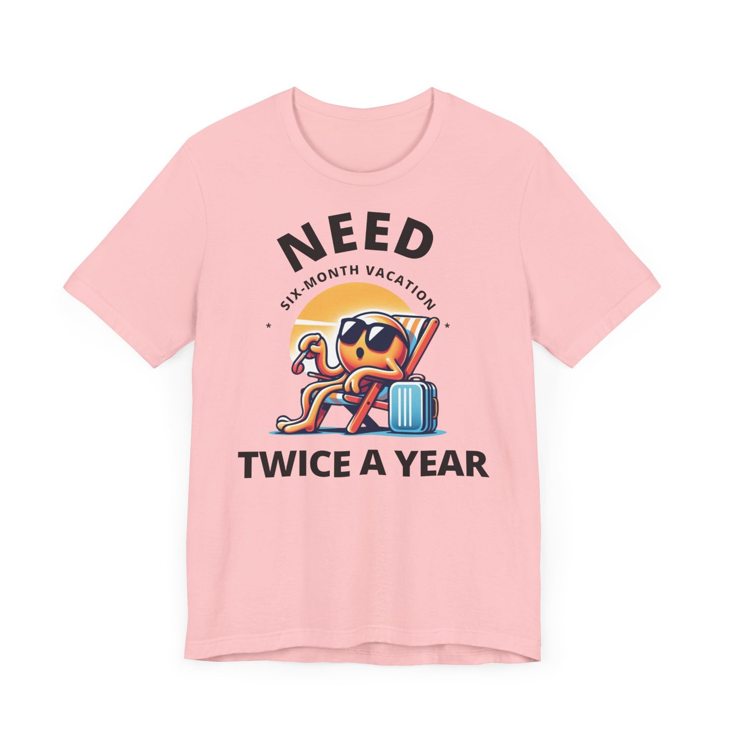 Camiseta NECESITA VACACIONES