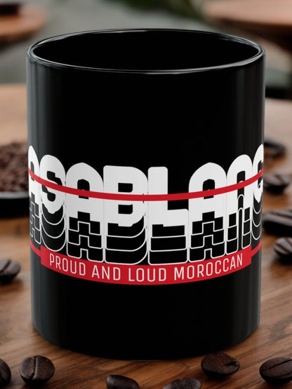 Taza Negra "CASABLANCA"