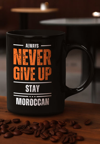 Black Mug STAY MOROCCAN