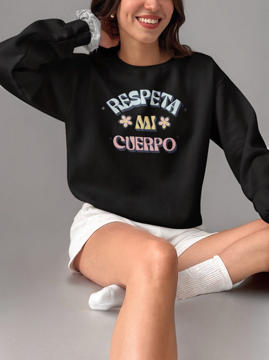 Heavy Blend Crewneck Sweatshirt "Respeta Mi Cuerpo"