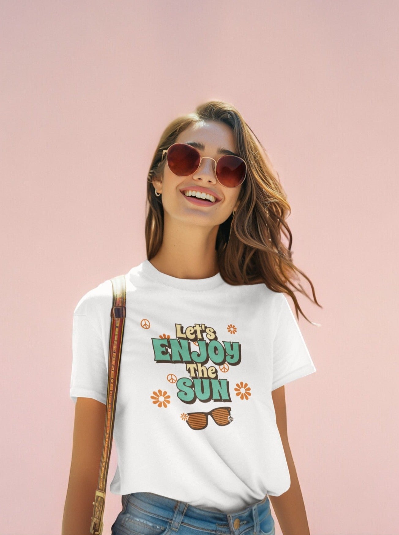 Let’s Enjoy the Sun T-Shirt - Retro Summer Vibes